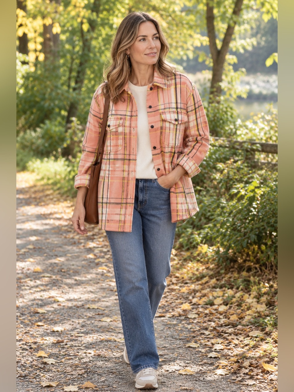 Outerknown Blanket Shirt Pink Plaid Button-Down Shirt Jacket - size M/L